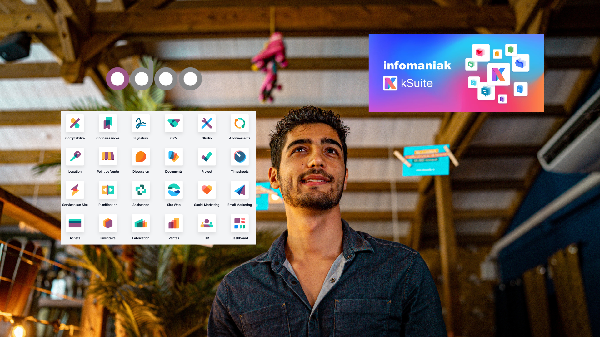 Odoo, Ksuite Infomaniak Réunion / France
